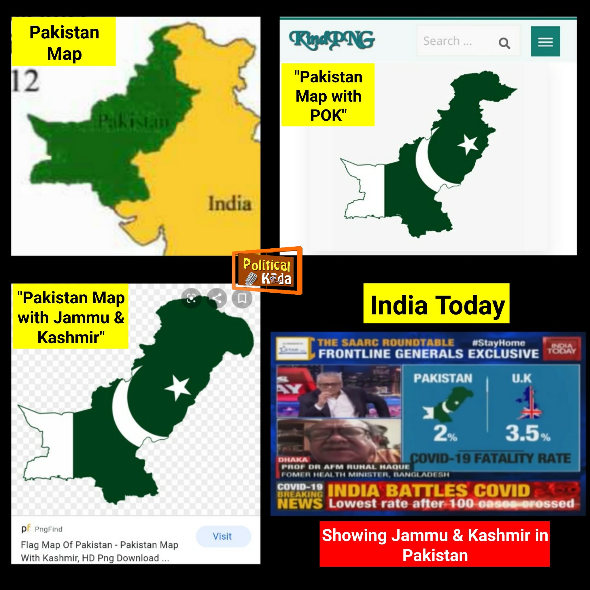 India Today displays distorted map of India, removes Kashmir from India