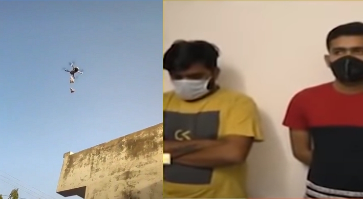 Enterprising Gujarati man uses drone to deliver ‘paan masala’ during coronavirus lockdown, police books two