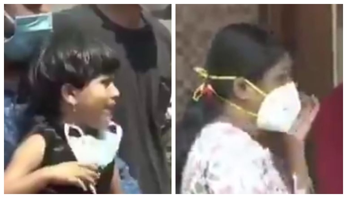 Watch: A heartbeaking video of a three-year-old daughter crying to be with her mother in quarantine, serving as a nurse in Belgavi