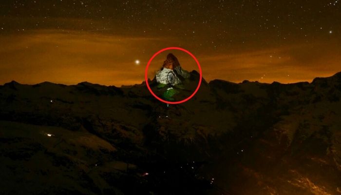 Swiss artist beams Indian Flag onto Matterhorn mountain to spread hope amidst Coronavirus outbreak