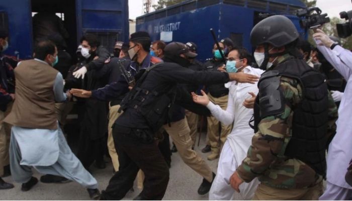 Watch: Pakistani doctors demanding protective equipment to fight coronavirus beaten, arrested by Imran Khan regime