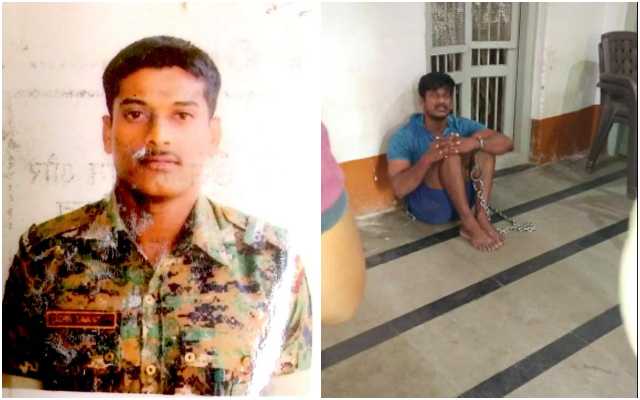 Karnataka: CRPF COBRA commando beaten, humiliated and tied up in chains by police, was assaulted for cleaning his bike in front of his house