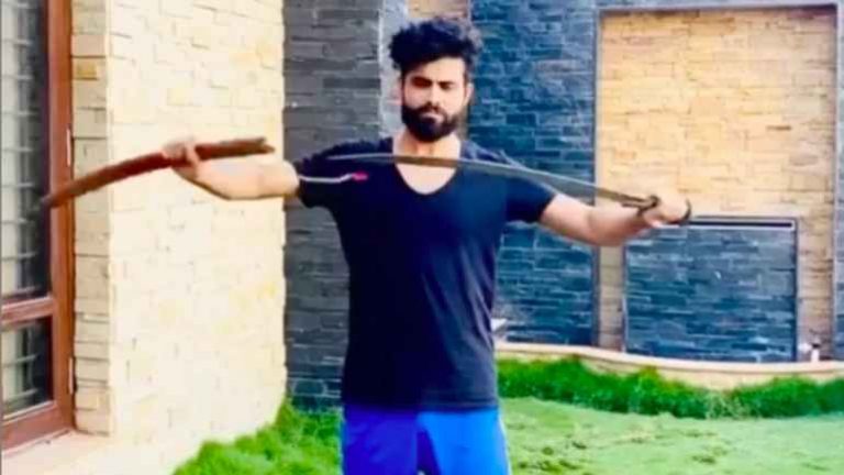 ‘Liberals’ and Islamists attack cricketer Ravindrasinh Jadeja, mock Rajput community after he shares a video of his swordsmanship