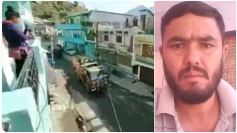 Watch: Uttarakhand residents maintain social distancing while paying tributes to paratrooper Davender Rana on his final journey