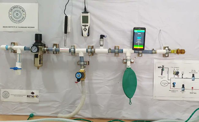 IIT Roorkee and AIIMS Rishikesh develop closed-loop portable ventilator named as ‘Praan-Vayu’ for COVID-19 patients