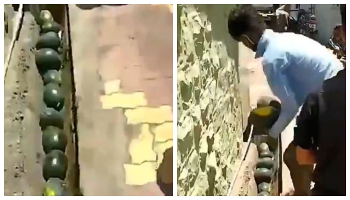 Karnataka: Two youths, Shahbaz and Ryan, arrested after their video selling watermelons stored and washed in drain water goes viral