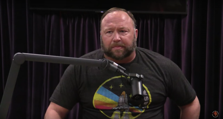 Watch: American Radio Host Alex Jones says he is ready to murder and eat his neighbours amidst the Coronavirus pandemic, tells globalists he will eat them first
