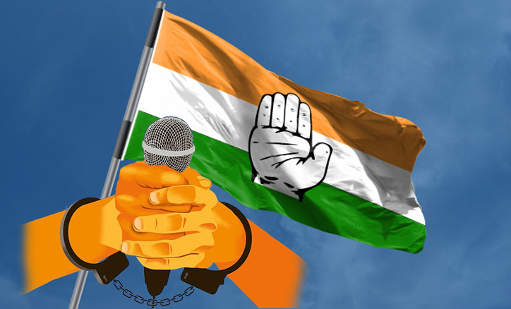 As Congress talks about Press Freedom, here is the party’s track record, and it’s just an indicative list