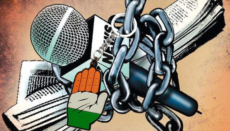 Congress party cries over ‘press freedom’, days after harassing journalist Arnab Goswami