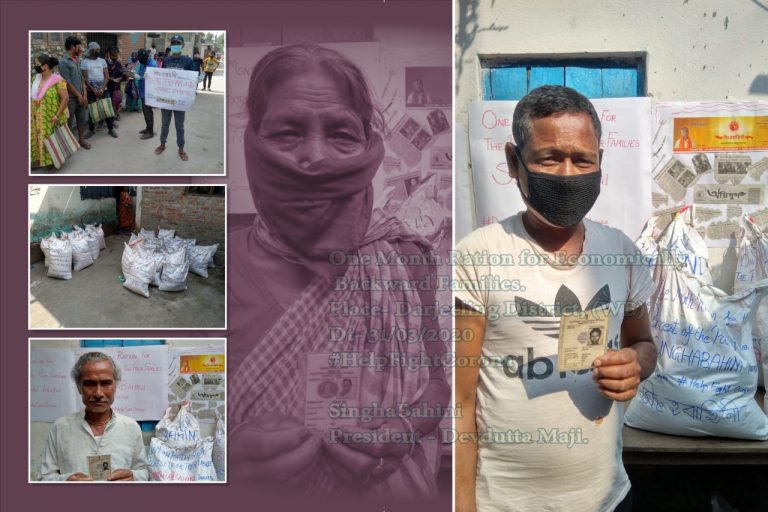 Meet SinghaBahini: A Hindu organisation that has been providing ration to families in distress across numerous districts in West Bengal