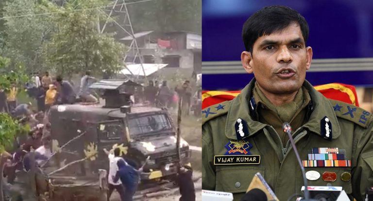 The security forces faced law and order problem for the first time at the encounter site yesterday after August 5, says IGP Kashmir