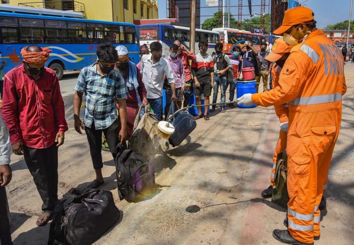 Migrant workers returning to respective states take coronavirus tally higer