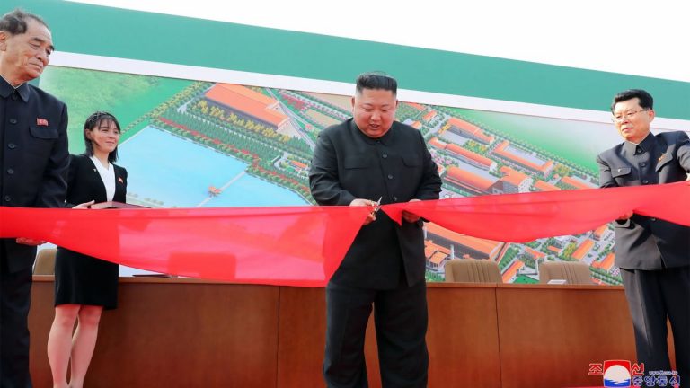 North Korean dictator Kim Jong Un makes first public appearance after weeks of rumours of his bad health and possible death