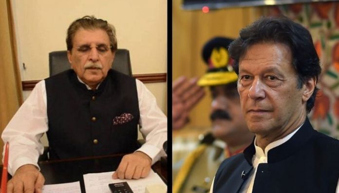 'PM' of Pakistan Occupied Kashmir tells Imran Khan to 'attack India'