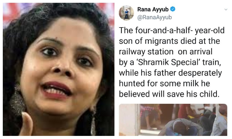Rana Ayyub shares Hindustan Times report to claim a child’s death in Bihar was due to ‘starvation’, gets fact-checked by Indian Railways