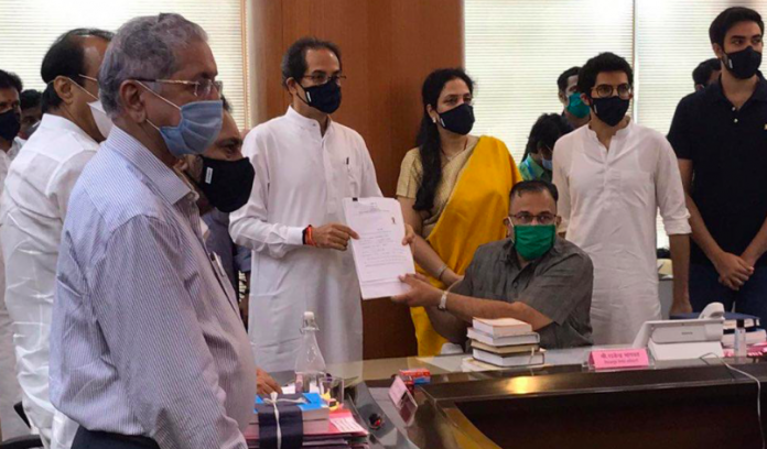 Uddhav Thackeray files nomination accompanied by family and Sena leaders