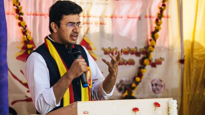Union Govt sought the removal of tweet made by Tejasvi Surya