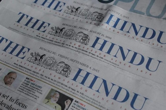 The Hindu's 'Readers Editor' rebuffs a reader's genuine concern because he interrupted the paper's anti-India propaganda: Read how