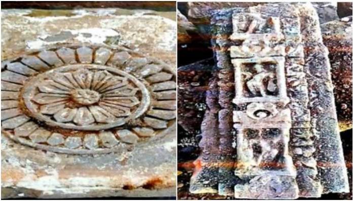 Old Hindu sculptures, broken idols found during excavations for Ram Janmabhoomi temple in Ayodhya