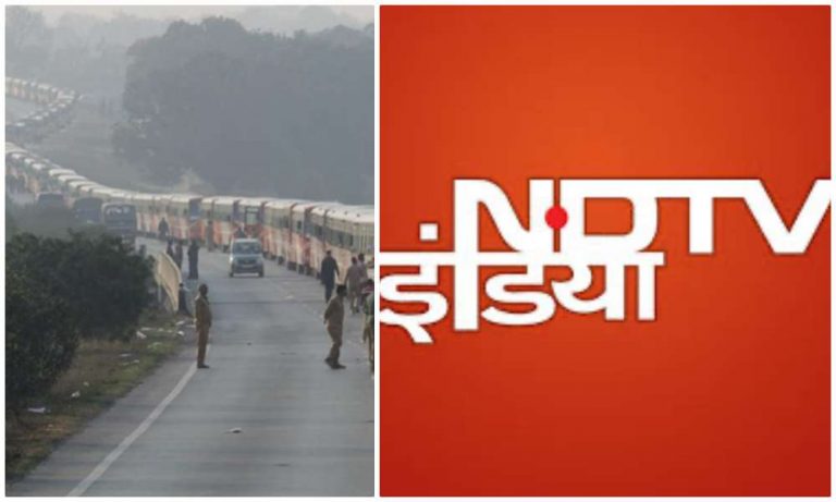 NDTV India journalist shares picture of buses from Kumbh to pass off as buses arranged by Congress for migrants