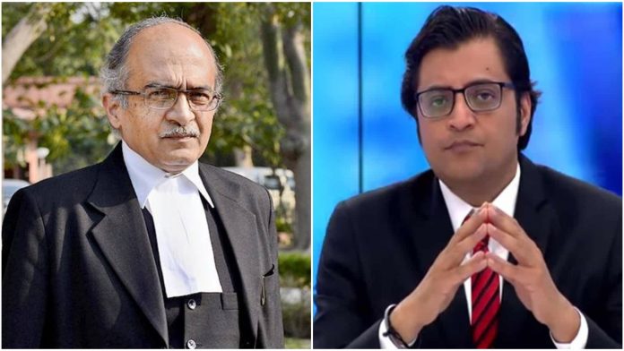 Prashant Bhushan questions the quick hearing for Arnab Goswami's case in SC while enjoying the same privilege himself