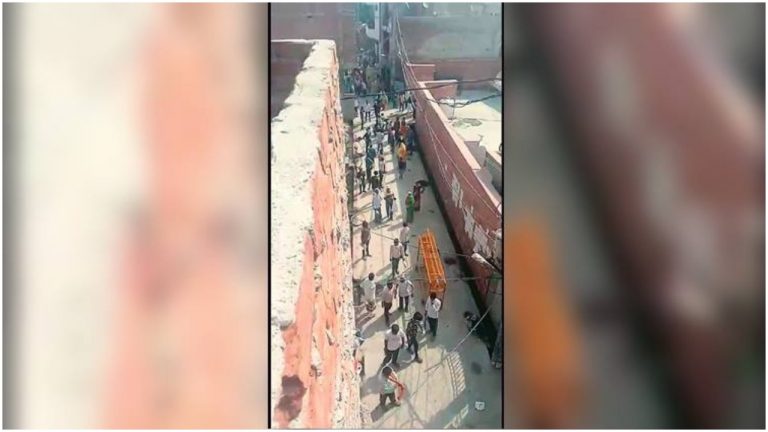 Violence after Delhi govt declared MCD schools acting as ration distribution centres shut for one day, stone-pelting reported
