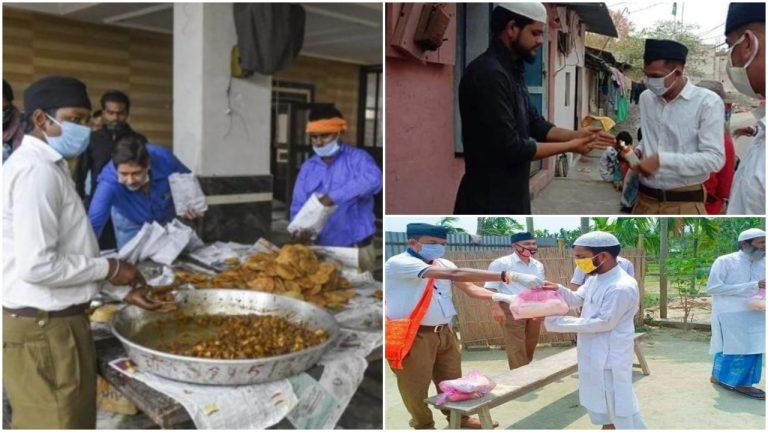 3.17 crore food packets, 50 lakh ration kits, 3.42 lakh volunteers: RSS stands tall in coronavirus relief measures