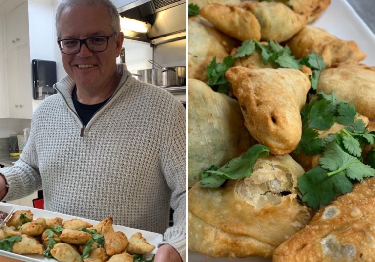 ScoMosas: Australian Prime Minister Scott Morrison makes vegetarian samosas with mango chutney, wishes he could share with PM Modi