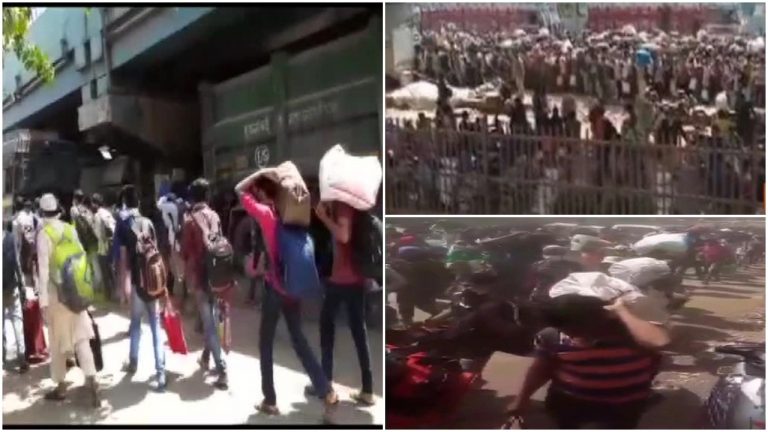 Mumbai: Thousands of migrants gather at Bandra terminus without registration after rumours of special trains