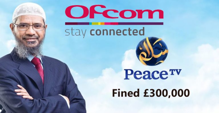 Terror influencer Zakir Naik’s Peace TV fined £300,000 by UK media regulator Ofcom for broadcasting hate speech