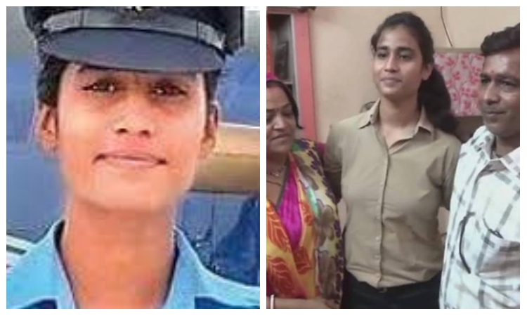 Anchal Gangwal, the daughter of a tea seller in MP becomes a flying officer in Indian Air Force, awarded the President’s plaque