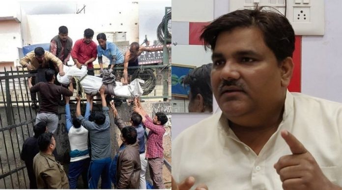 Ankit Sharma body Tahir Hussain