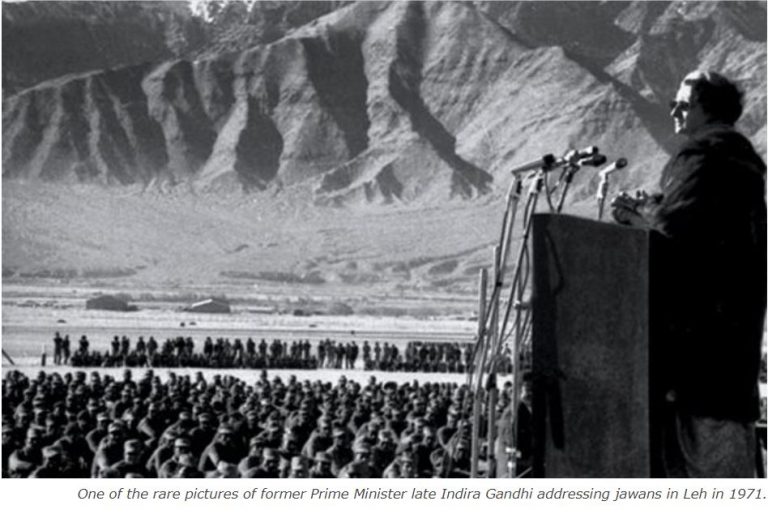 Congress and its supporters share Indira Gandhi’s old picture from Leh and claim it was in Galwan Valley