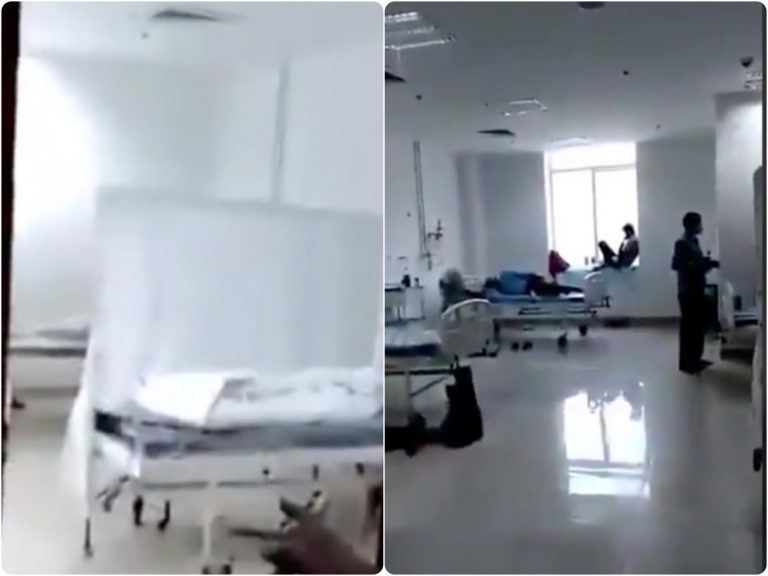 BJP leader Nandini Sharma shares video showing dead bodies lying unattended in Delhi hospital alongside patients undergoing treatment