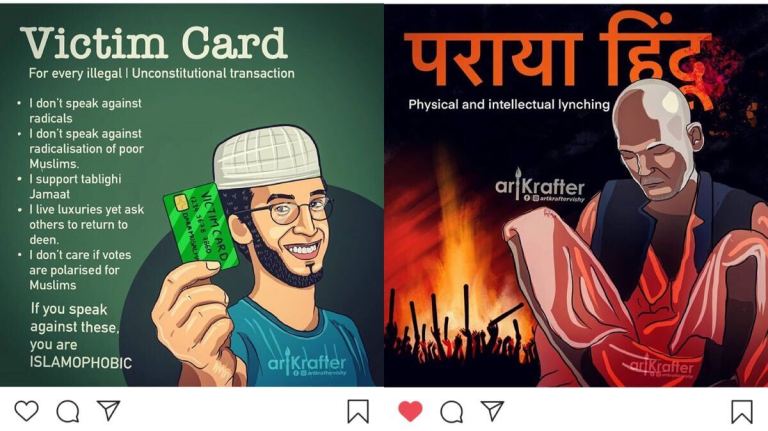 Meet cartoonist Vishal: Busting leftist monopoly in narrative with Hindutva cartoons, one at a time