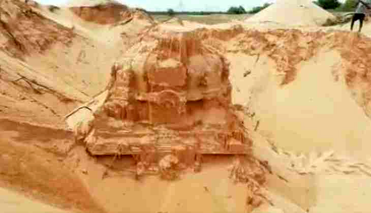Andhra Pradesh: Ancient temple of Lord Nageswara buried in sand discovered in Nellore