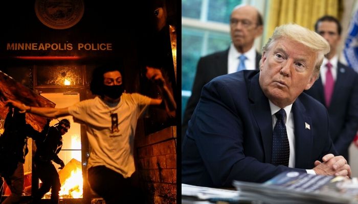 US protests: President Trump was escorted to the bunker while rioters raged near the White House on Friday, say reports