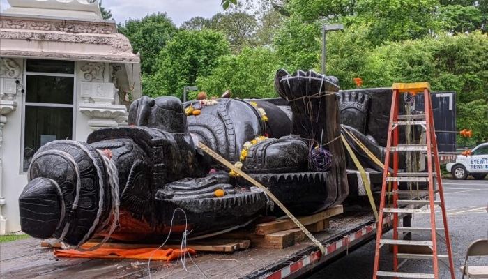 Delaware: Hindus unveil a 25-feet-tall statue of Lord Hanuman in the United States