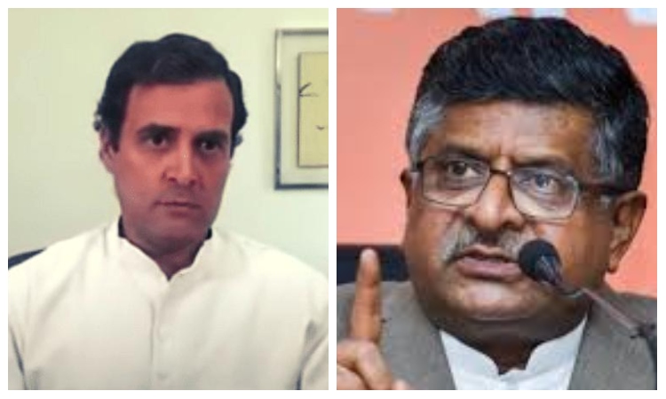 ‘You have a parallel information system in place’: RS Prasad takes a jibe at Rahul Gandhi citing Gandhi’s meetings with Chinese officials during Doklam crisis