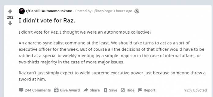 Simon Raz Welcome to CHAZ: USA Protesters establish autonomous zone in Seattle