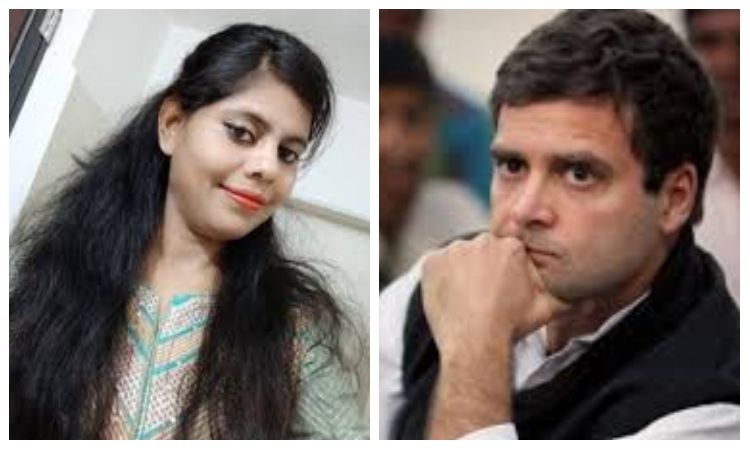 Did abusive Mahila Congress leader Reena Mimrot threaten to quit party if Rahul Gandhi does not speak up against abusive tweets by Chandrashekhar Azad