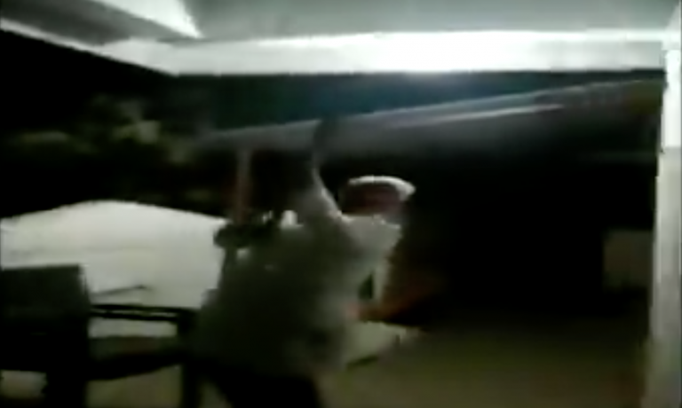 Karnataka: Landlord Noor Ahmad fires shots in the air after  the tenant fails to pay rent. Watch video