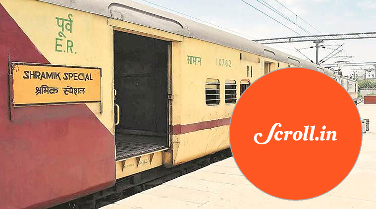 Scroll publishes misleading article claiming that Modi govt is actually charging extra for Shramik Special trains, here are the facts