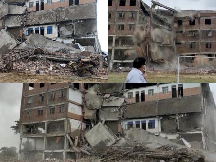 Iqbal Ali's Dental college demolished in UP
