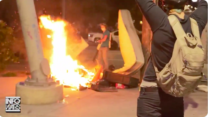 George Floyd Killing: Communists in America burn down homeless man’s only possessions. Watch video