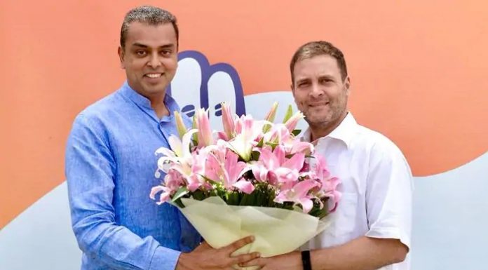 Milind Deora and Rahul Gandhi