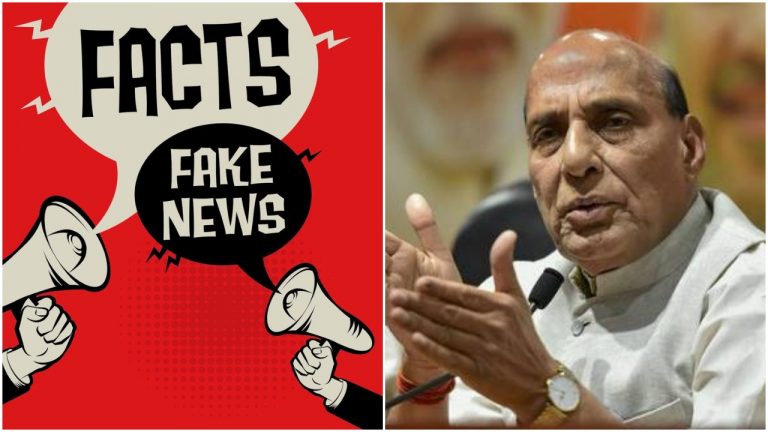 CNN News 18 withdraws fake news misquoting Defence Minister Rajnath Singh on Ladakh standoff