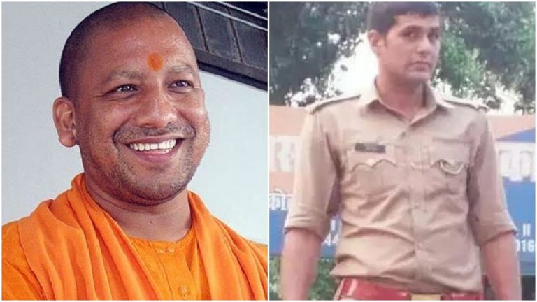Uttar Pradesh CM Yogi Adityanath hails courage of constable Vatan Pawar who caught cow smugglers despite being stabbed thrice