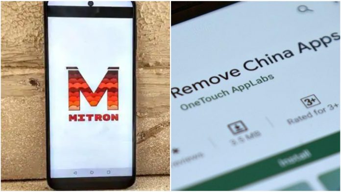 Google removes 'Mitron' and 'Remove China Apps' from Android play store