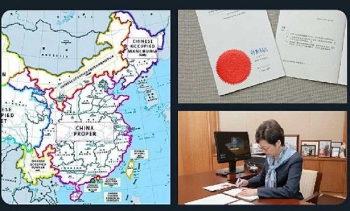 Many social media users had claimed that Hing Kong has approved a new map showing Chinese occupied regions as Indian territory